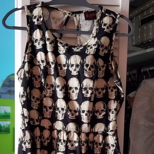 Medium skull skater dress